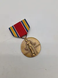 Original Amerikansk WW2 Victory medalje med æske