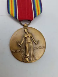 Original Amerikansk WW2 Victory medalje med æske