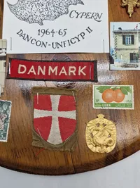 Plade fra Dansk UN soldat