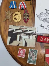 Plade fra Dansk UN soldat