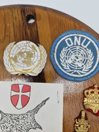 Plade fra Dansk UN soldat