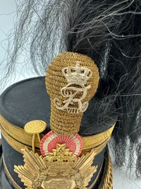 Original Kepi for Artilleri og Ingeniør officerer model 1880