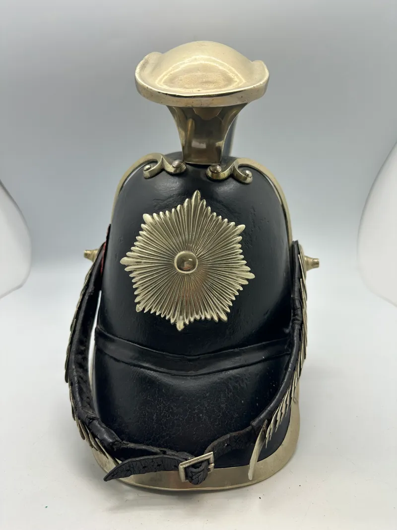 Original Dragonhjelm Menig M. 1854, godt stemplet
