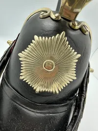 Original Dragonhjelm Menig M. 1854, godt stemplet