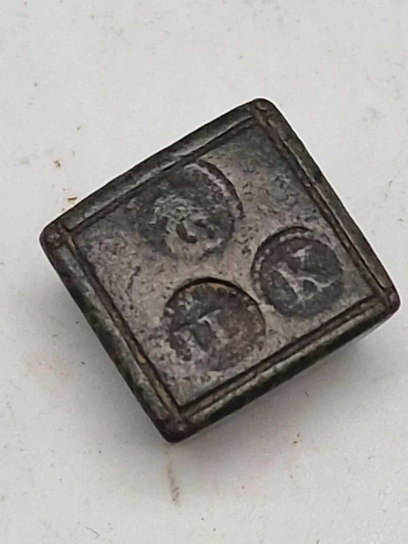 Originalt vægtlod - 1800 tallet, godt stemplet