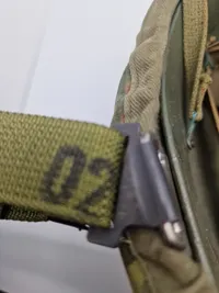 Original Bundeswehr hjelm med Flecktarn overtræk