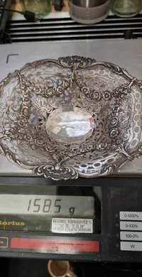 Original tysk opsats - sølv (lødighed 800) - vægt: 158 gram, sølv værdi ca 700,-