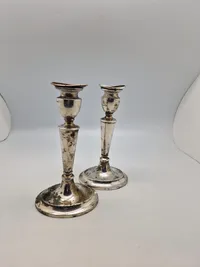 Sølvstager (lødighed 830) vægt ca 300 gram - sølvværdi - ca 1400,-