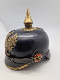 Prussian Pickelhaube Helmet størelse 58, vanvittig repro