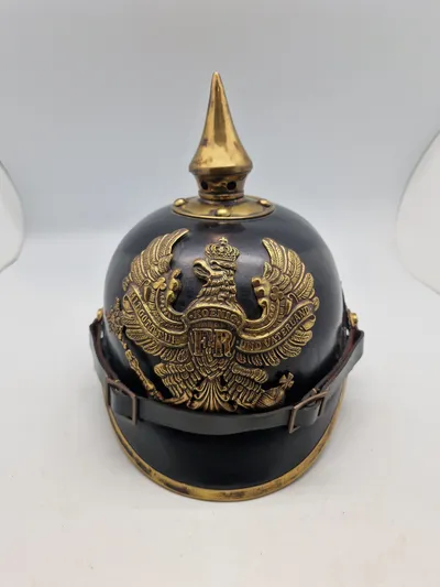 Prussian Pickelhaube Helmet størelse 58, vanvittig repro