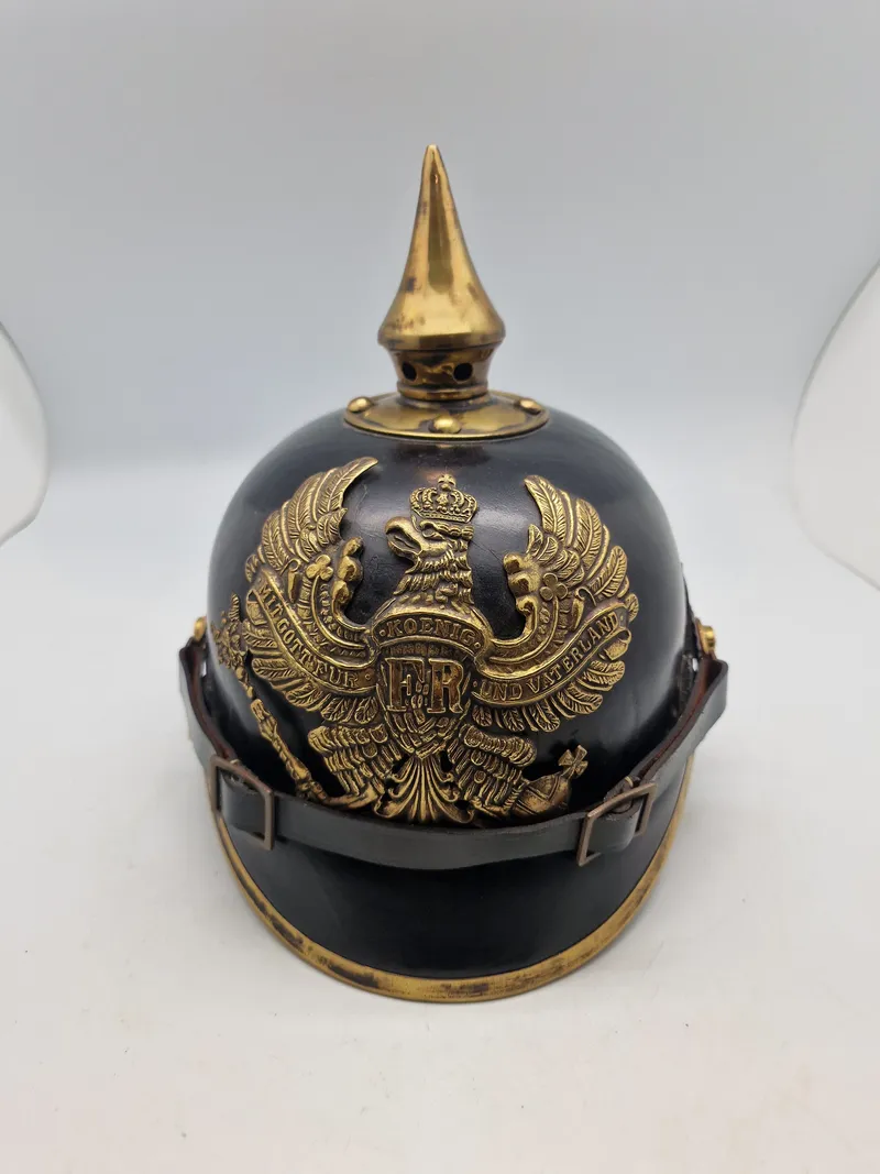 Prussian Pickelhaube Helmet størelse 58, vanvittig repro