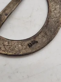 Bæltespænde af sølv - 1800 tallet