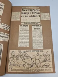 Stor samling udklip i scrapbøger - ww2
