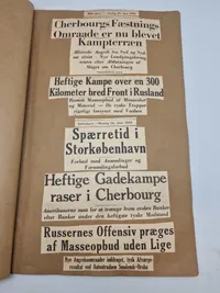 Stor samling udklip i scrapbøger - ww2