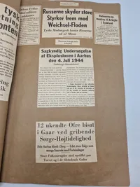 Stor samling udklip i scrapbøger - ww2