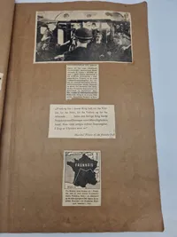 Stor samling udklip i scrapbøger - ww2