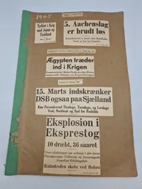 Stor samling udklip i scrapbøger - ww2