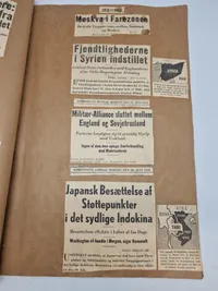 Stor samling udklip i scrapbøger - ww2