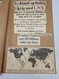 Stor samling udklip i scrapbøger - ww2