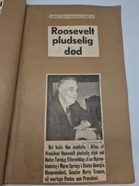 Stor samling udklip i scrapbøger - ww2