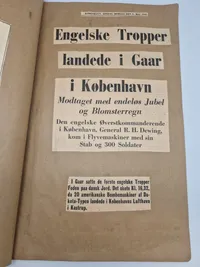 Stor samling udklip i scrapbøger - ww2