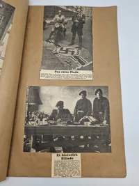 Stor samling udklip i scrapbøger - ww2