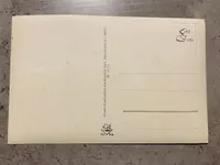 Originalt tysk WWII postkort (Adolf Hitler straße)