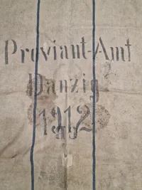 Sjælden original tysk forplejningssæk fra 1912, Danzig