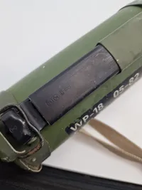 Original DDR panserværsreket - model RBR M80, system LAW, kaliber 64 mm - afskudt