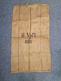 Original tysk forplejningssæk fra 1938