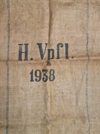 Original tysk forplejningssæk fra 1938