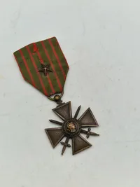 Originalt Fransk Croix de guerre 1914–1915