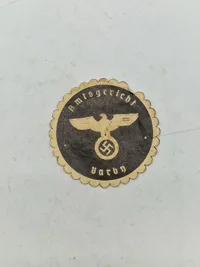 Originalt tysk brevmærke - ww2