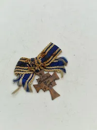 Originalt miniature Mutterkreuz - bronce