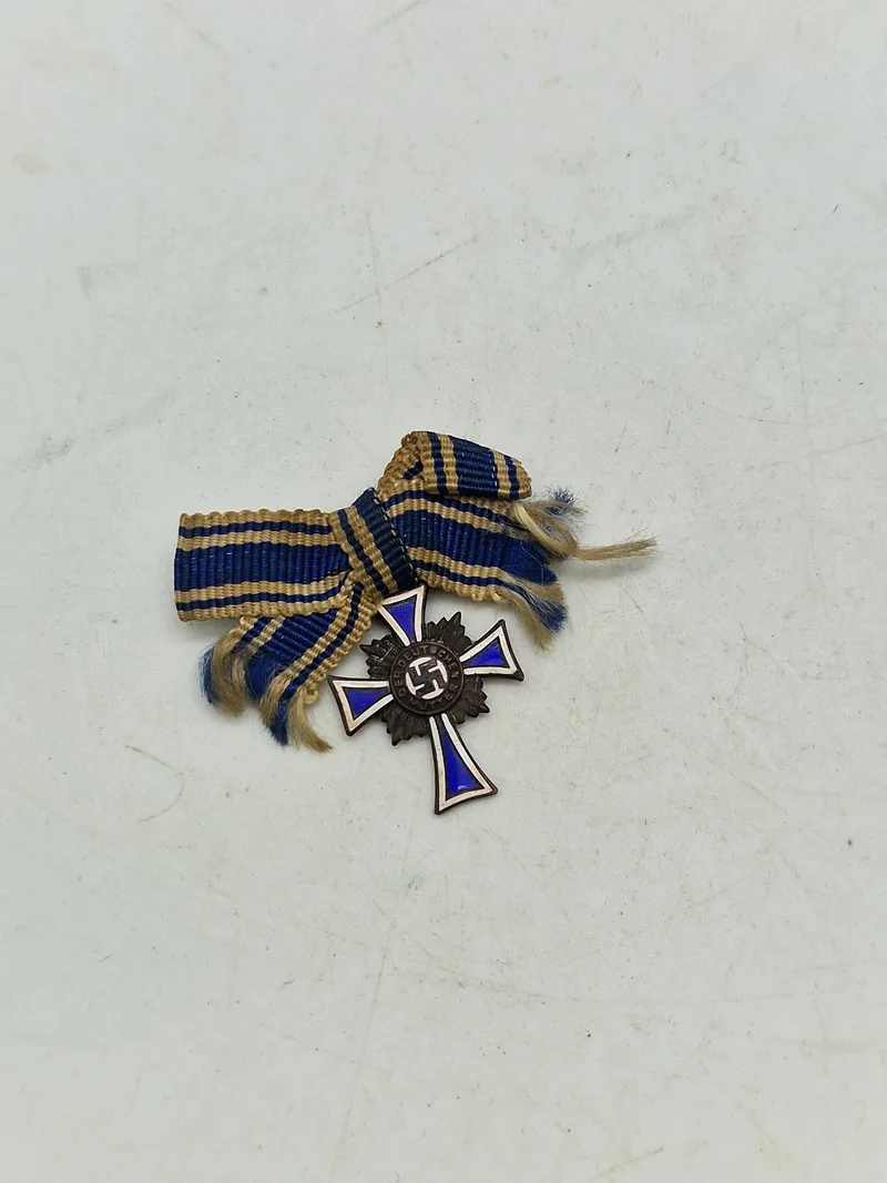 Originalt miniature Mutterkreuz - bronce