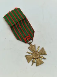 Originalt Fransk CROIX DE GUERRE - 1914-1918