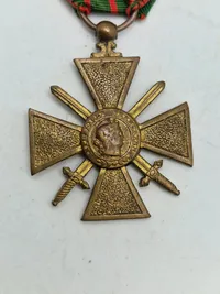 Originalt Fransk CROIX DE GUERRE - 1914-1918