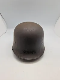 Original Tysk WW2 brandhjelm