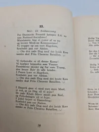 Sjælden original WW2 Frikorps Danmark Sangbog,