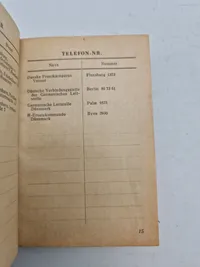 Original Dansk 1945 SS kalender, komplet