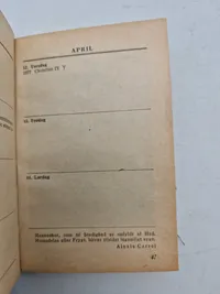 Original Dansk 1945 SS kalender, komplet
