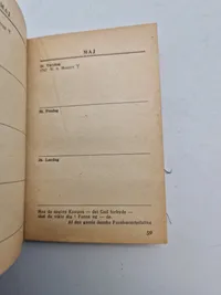 Original Dansk 1945 SS kalender, komplet