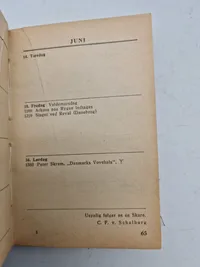 Original Dansk 1945 SS kalender, komplet