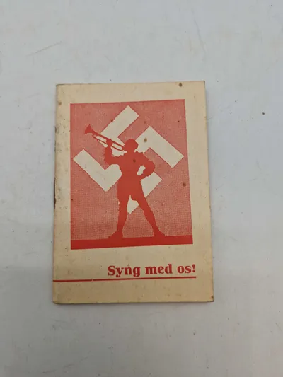 Original Dansk WW2 NSU sangbog, komplet