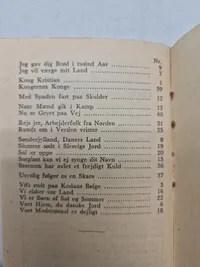 Original Dansk WW2 NSU sangbog, komplet