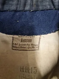 Sjælden tysk ww1 uniform der har tilhørt dansk sønderjyde for en unteroffizier & fahnenträger fra husar RGT “Königin” Wilhemina der Niederlande (Hannoversches) no 15, 3 eskadron