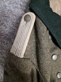 Original tysk kappe - ww2 (Leutnant der infantrie)
