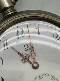 Originalt Omega lommeur, virker