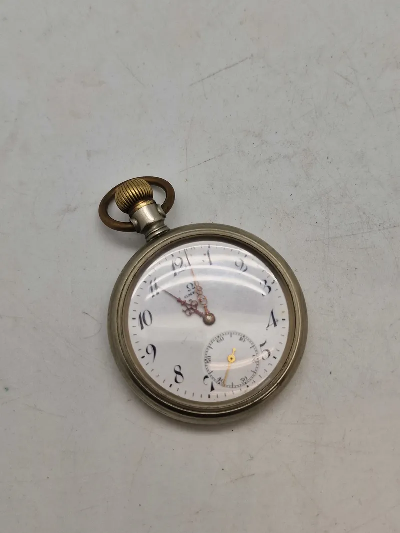 Originalt Omega lommeur, virker