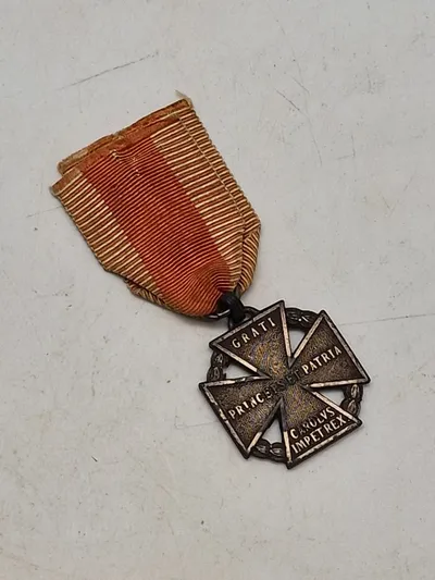 Originalt Austro-Hungarian Empire WW1 Karl Troop Cross medal Karl Truppenkreuz